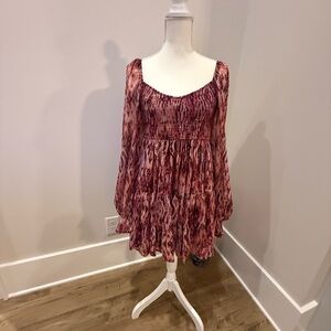 Elegant Pink Women's Dress